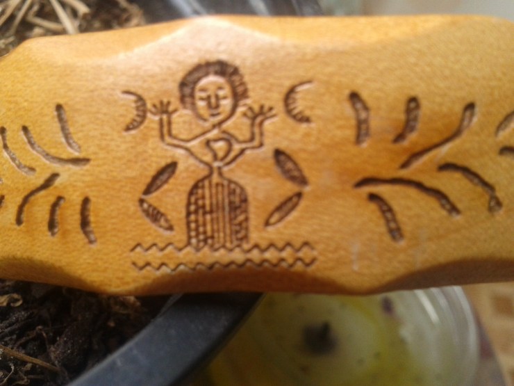 La Jagad en grabado de madera